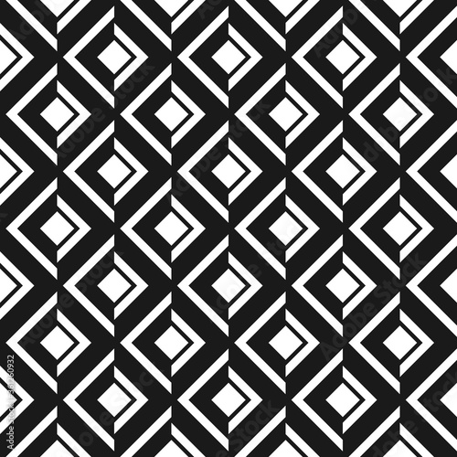 Seamless abstract geometric pattern with elements of rhombus