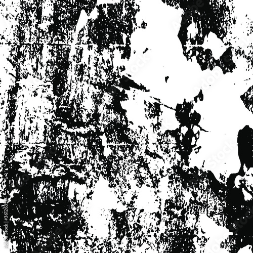 Abstract distress black and white texture 