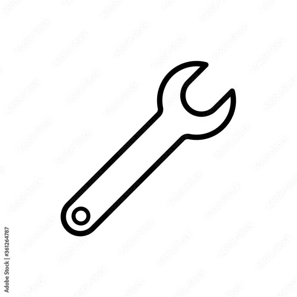 wrench icon vector illustration design wrench icon vector illustration design