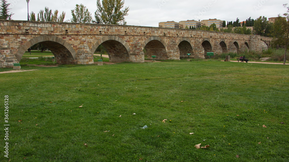 Roman bridge of Salamanca,Castile and León,Spain,Europe
