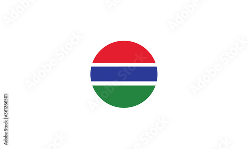 Gambia flag circle national vector illustration Free Download Gambia flag circle national vector illustration - GFXLoad