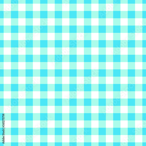 White-blue tablecloth