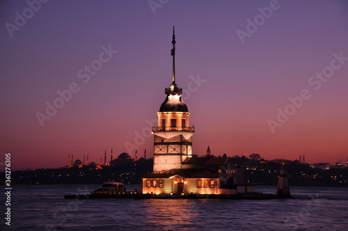 Maiden's Tower in istanbul, Turkey