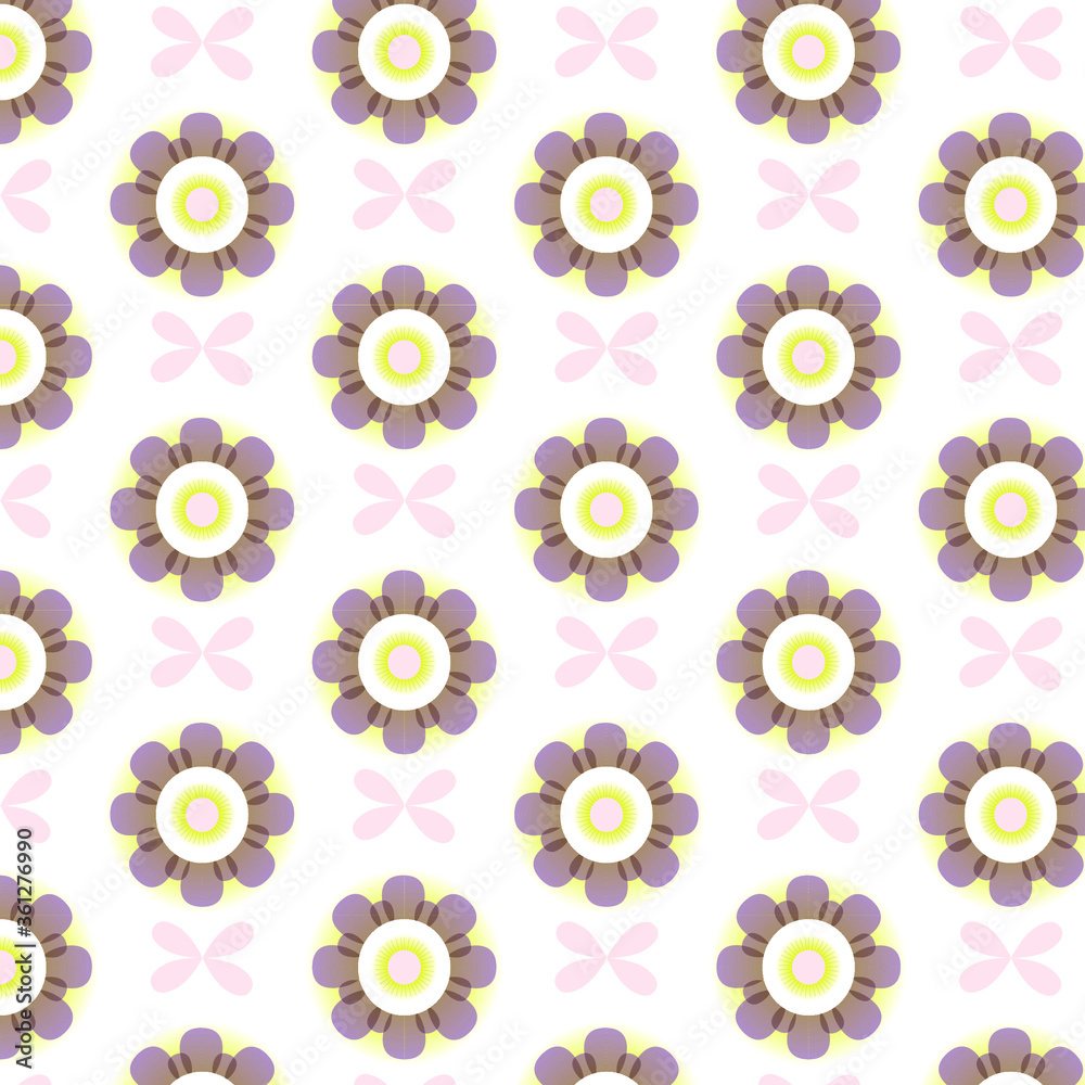 Flower pattern vector,pattern abstract vector background. Modern stylish texture.
