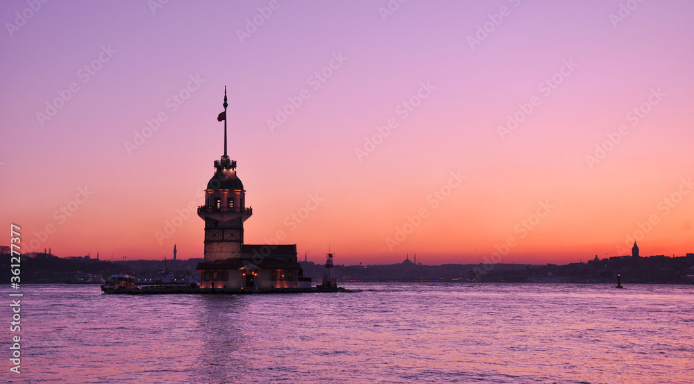 Maiden's Tower in istanbul, Turkey Maiden's Tower in istanbul, Turkey