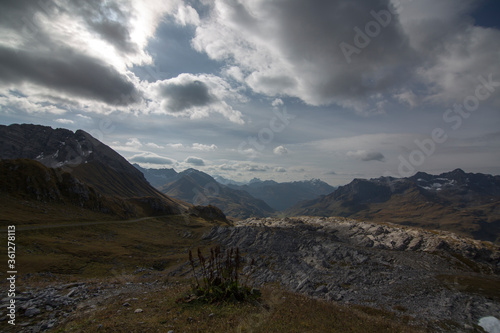 Die herbstliche Bergwelt der   sterreichischen Alpen