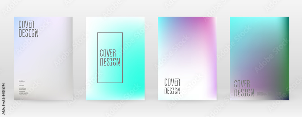 Pastel Soft. Vibrant Blue, Teal, Neon Concept.