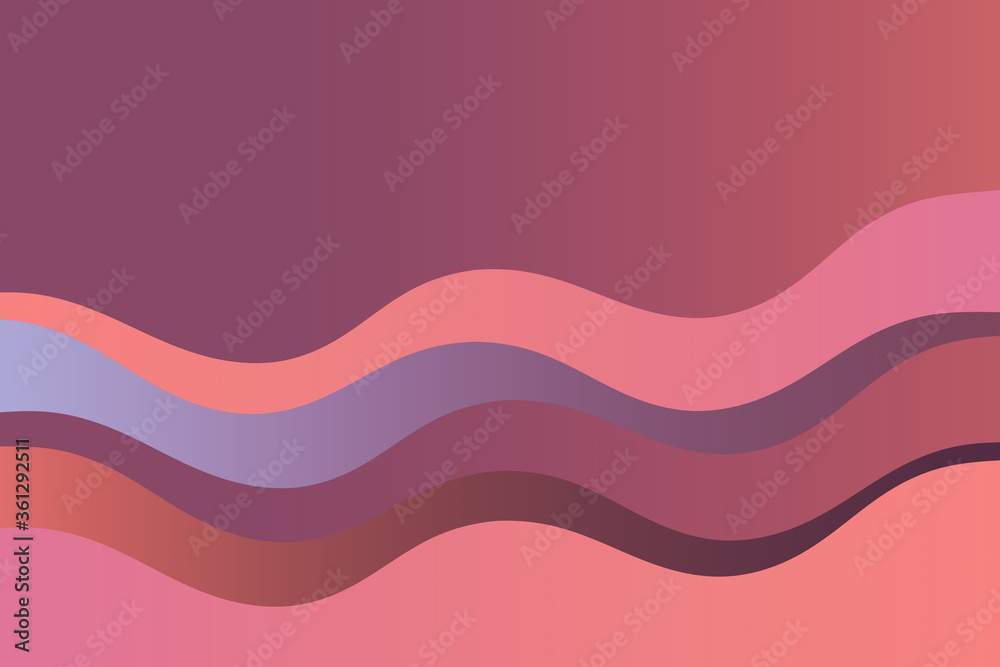 Fototapeta premium Abstract background with curved lines. Pattern backdrop for landing pages.