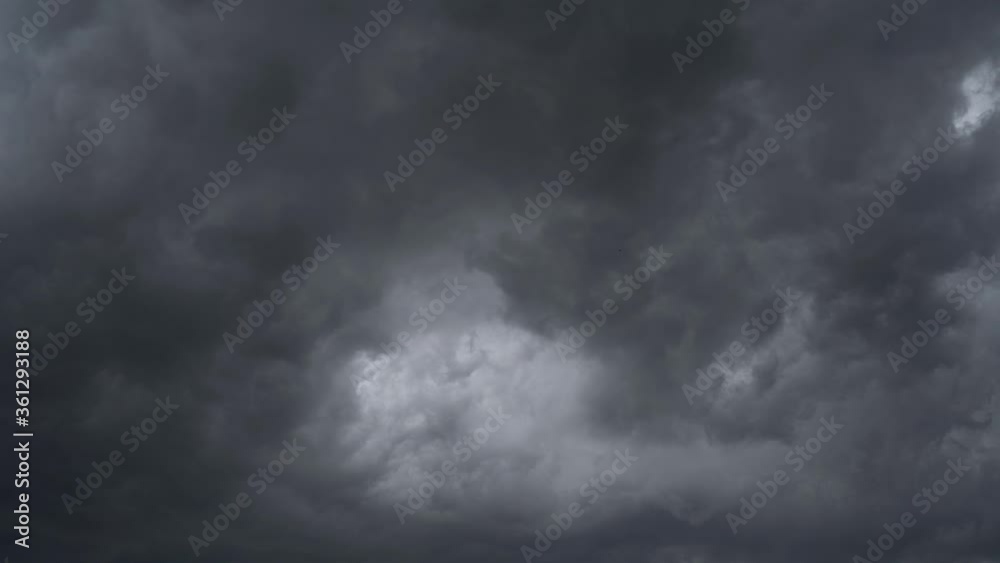 The dark blue sky and fine clouds are about to storm. Storm clouds in the sky. The dark blue sky and fine clouds are about to storm. Storm clouds in the sky.