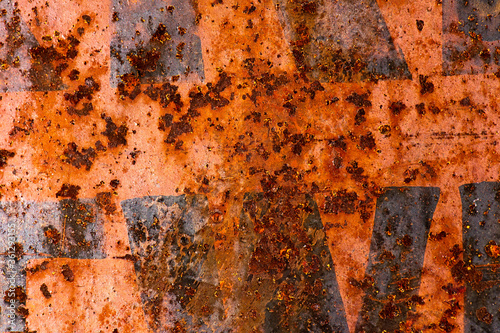 Abstract detailed macro background photo of rust.