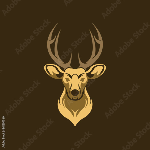 Deer logo template vector - Eps 10