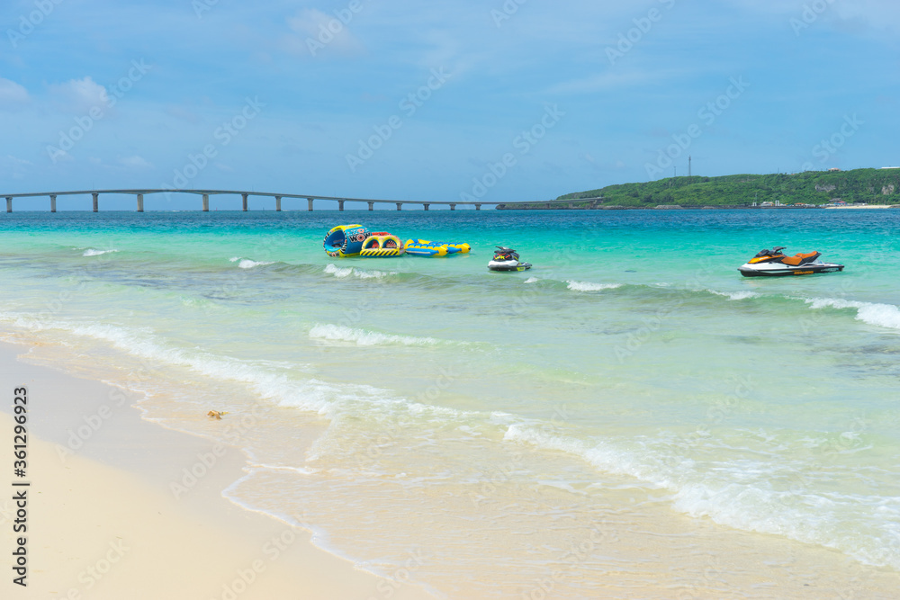 Fototapeta premium 沖縄・宮古島の前浜ビーチ