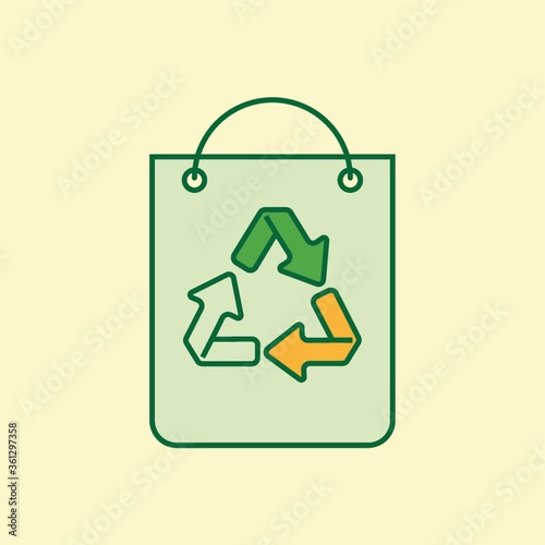 Paperbagwithrecyclesymbol