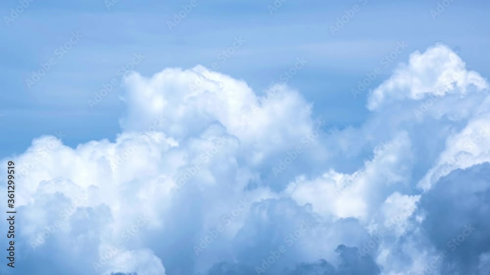 Time lapse of beautiful sky with clouds weather nature cloud blue.