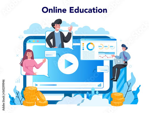 Statistician and statistic online service or platform. Specialist