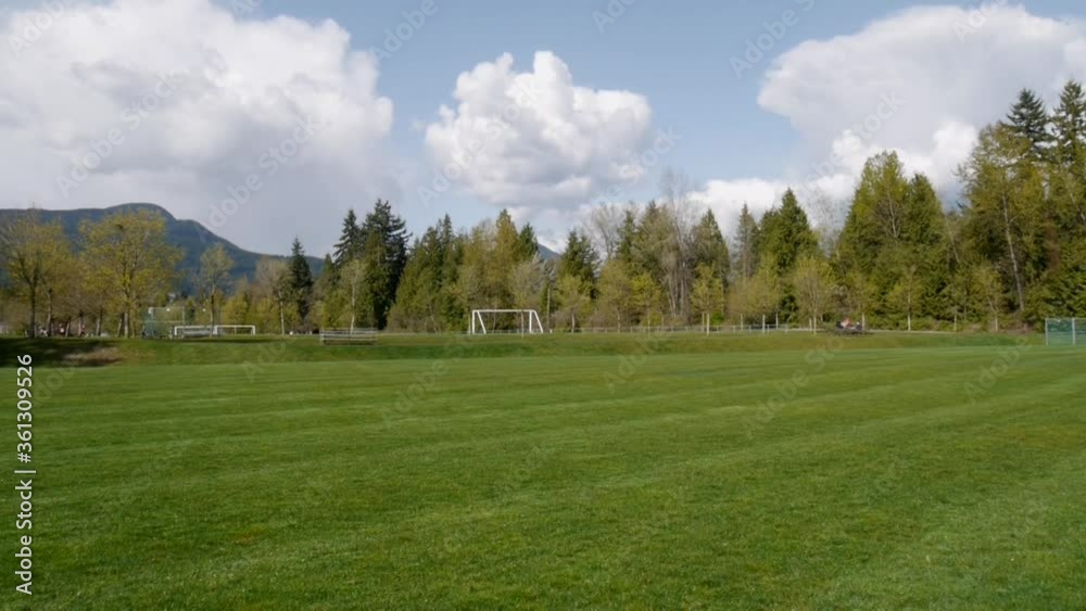 Grass play field, North Vancouver, BC, Canada Grass play field, North Vancouver, BC, Canada