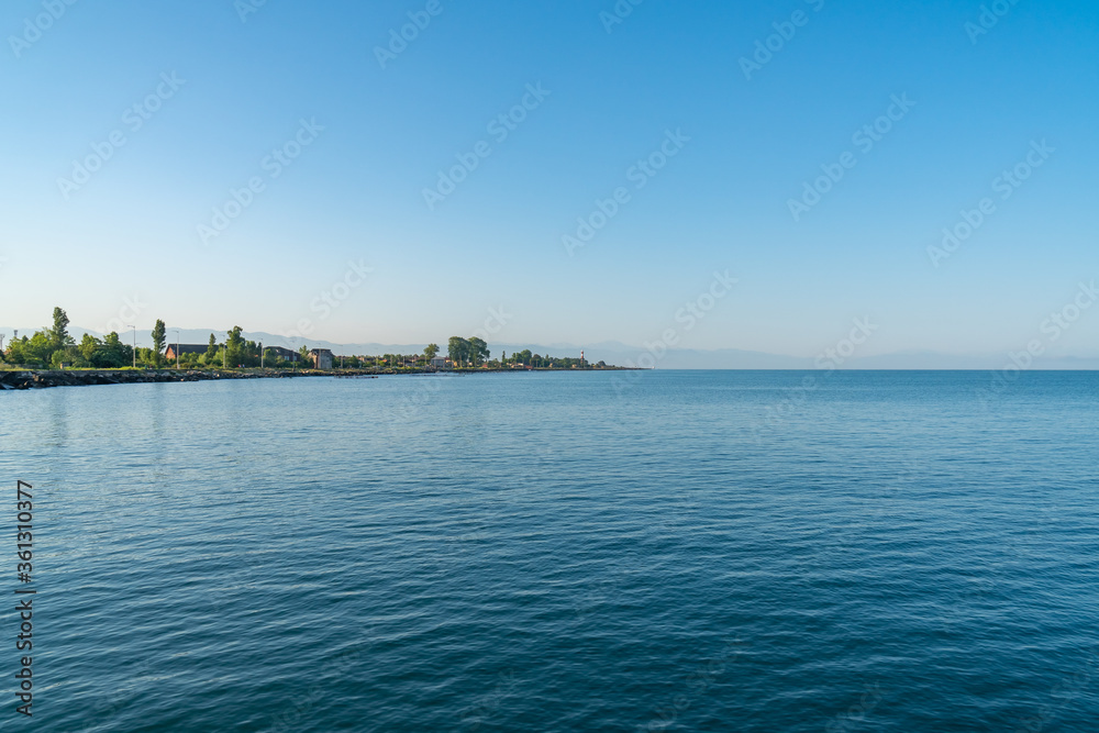 Black Sea coast in the city of Poti