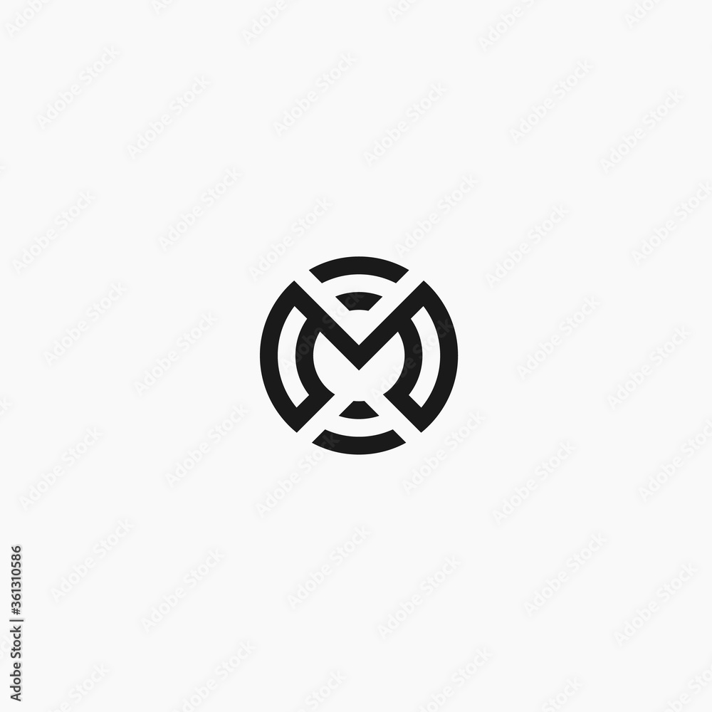 m logo wifi. signal icon - obrazy, fototapety, plakaty 