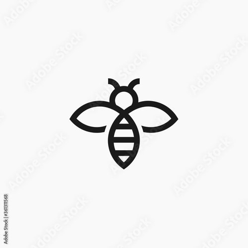 bee logo / bee icon