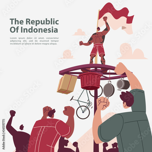 The Republic of Indonesia Independence day Celebration