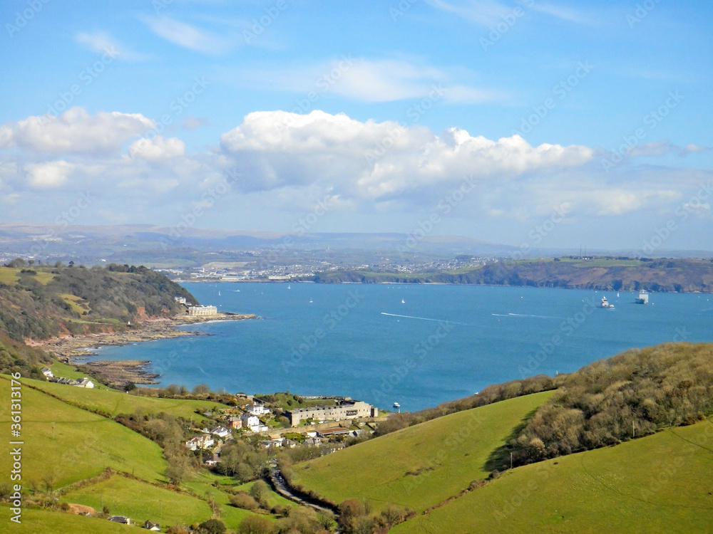 Rame peninsular and Plymouth Sound, Cornwall	