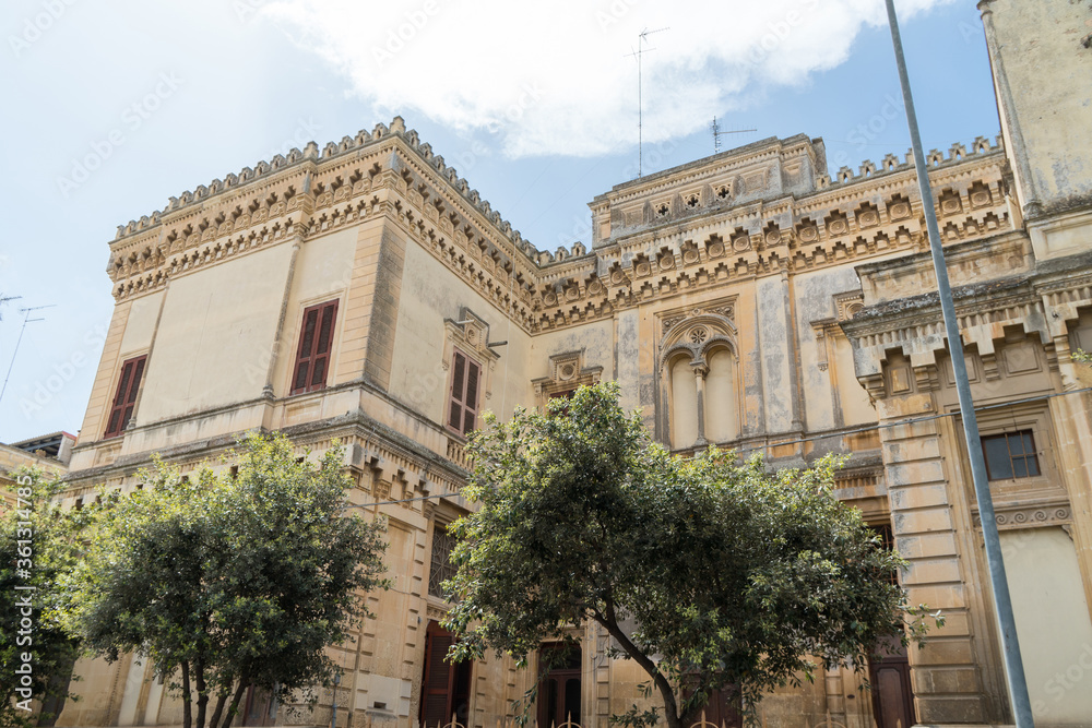 Lecche town italy puglia