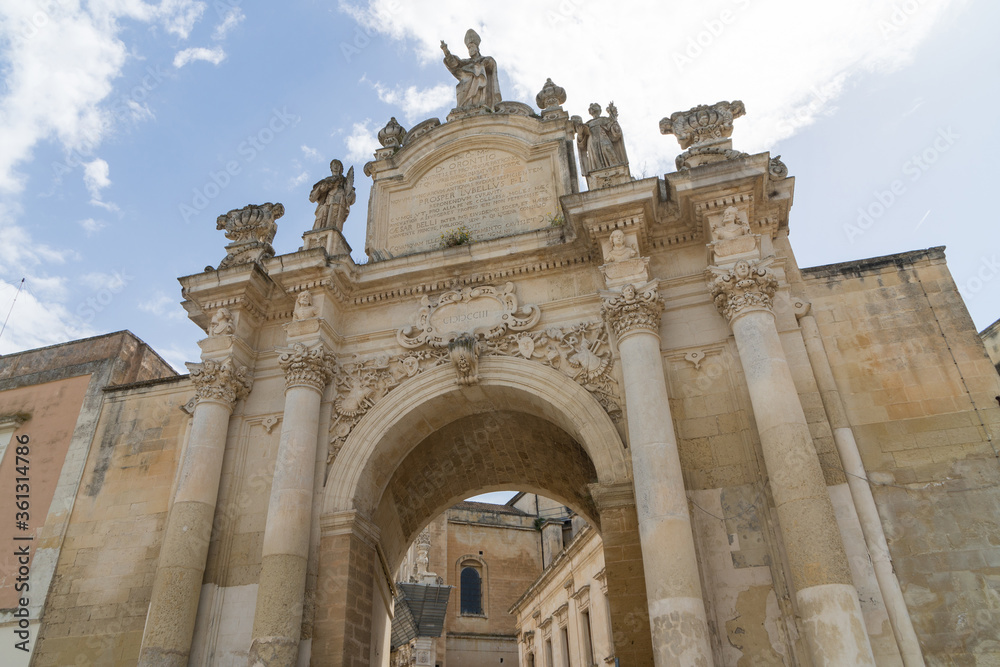 Lecche town italy puglia