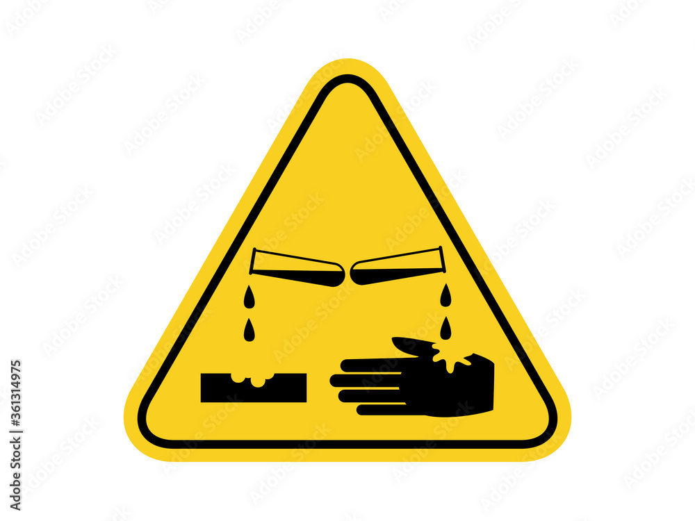 isolated materials causing skin corrosion burns , common hazards ...