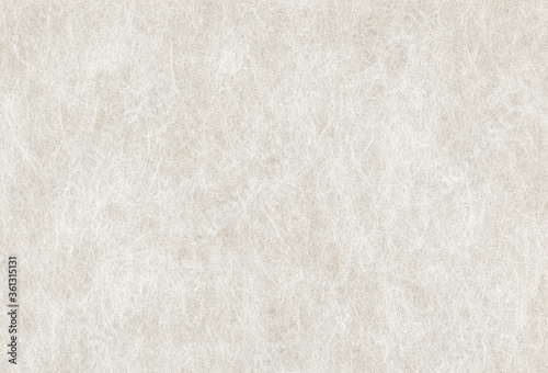 Sheet of hand crafted rough paper background with inclusions of natural fibers. Extra large highly detailed image.