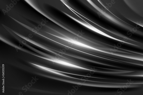 Abstract black soft plastic background