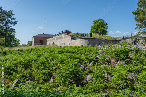 Rindo redutt (Rindo fortress) is a redutt (from Italian ridotta, refuge) in the Stockholm archipelago. It is located on Rindo western cape and was built to complement Vaxholm castle