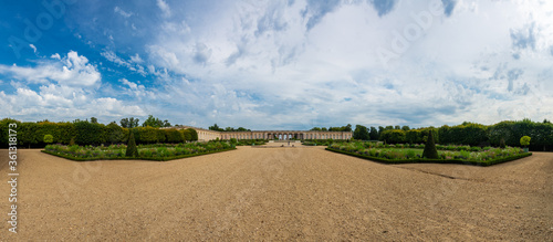 Panorama of the Grand Trianon palace photo