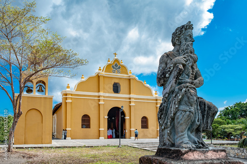 The Church of San Pedro is in the center of Diria, a small town near Granada, Nicaragua.