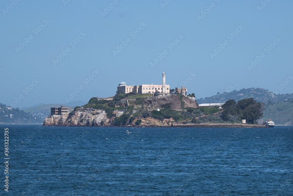 Prison Alcatraz Island in San Francisco / Gefängnisinsel Alcatraz
