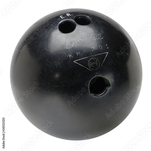 bowling ball isolated on white background