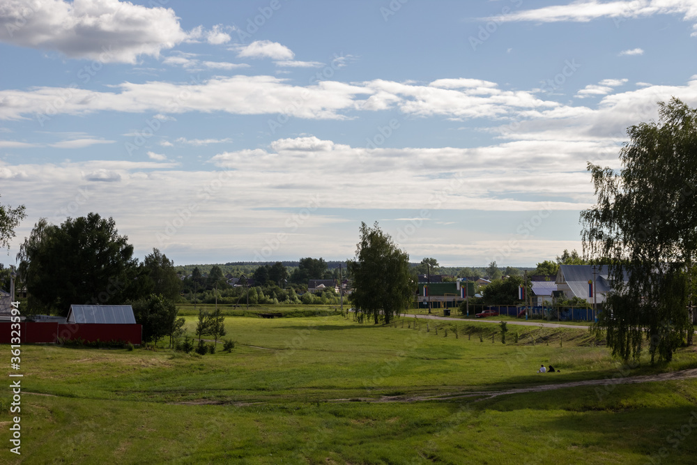 photo of the Russian field