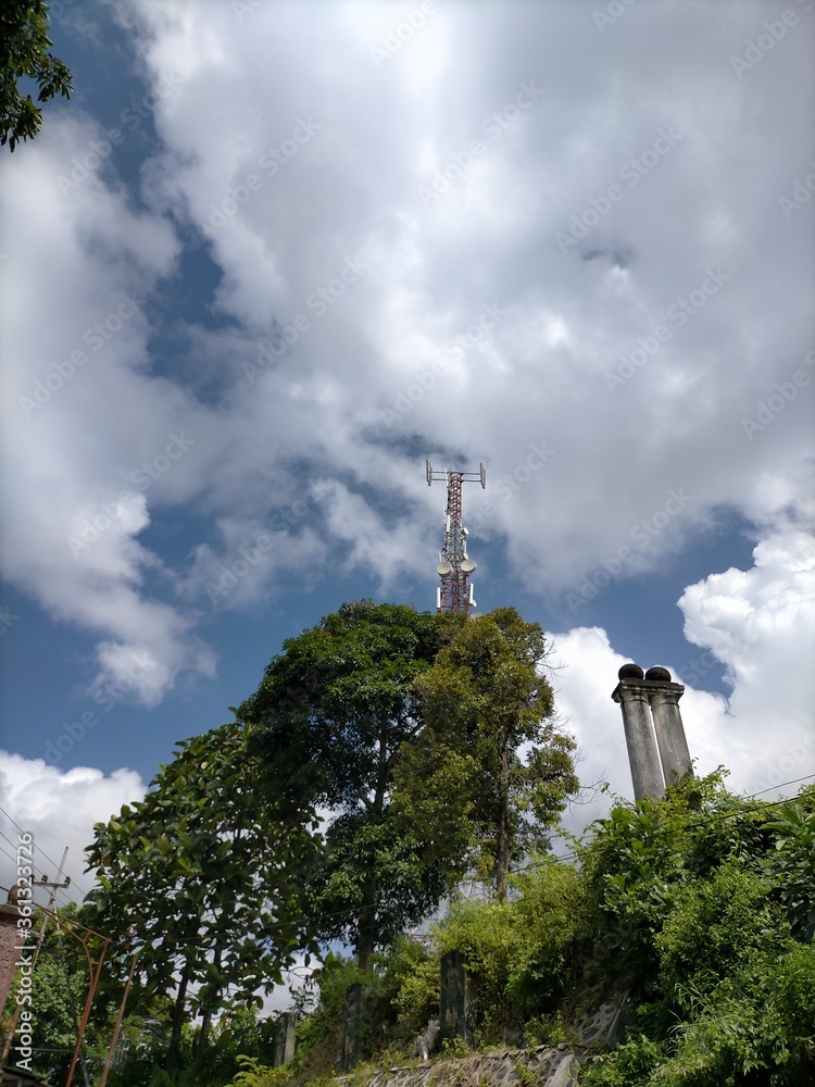 Obraz premium tower in the sky