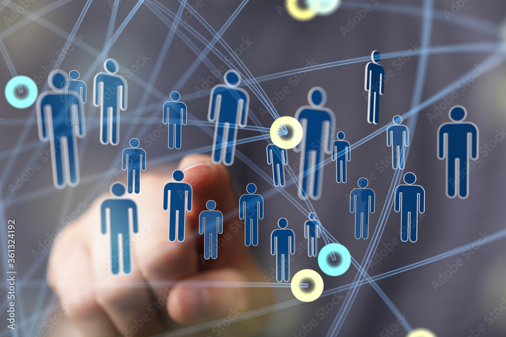 organization chart team concept networking technology. organization chart team concept networking technology.