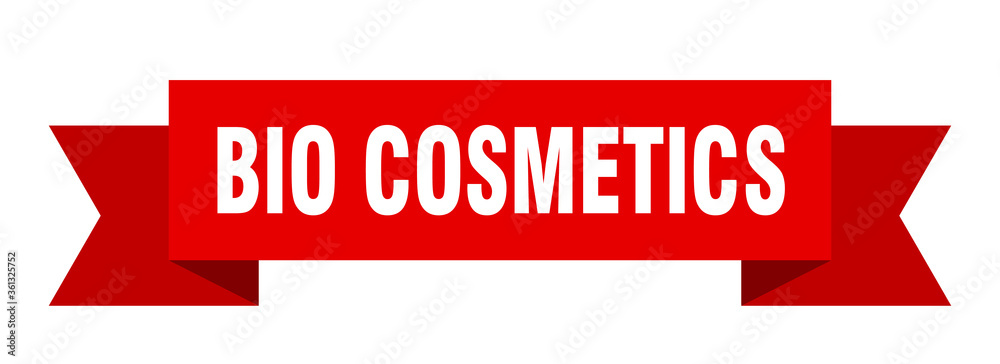 bio cosmetics ribbon. bio cosmetics isolated band sign. bio cosmetics banner bio cosmetics ribbon. bio cosmetics isolated band sign. bio cosmetics banner