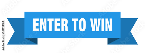enter to win ribbon. enter to win isolated band sign. enter to win banner