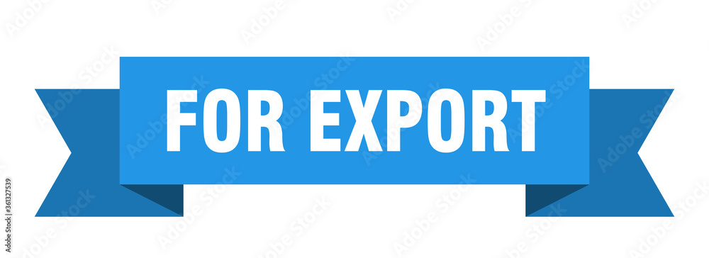 for export ribbon. for export isolated band sign. for export banner