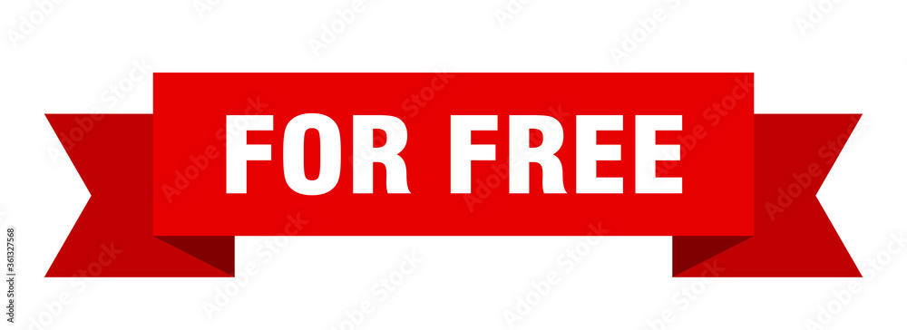 for free ribbon. for free isolated band sign. for free banner for free ribbon. for free isolated band sign. for free banner