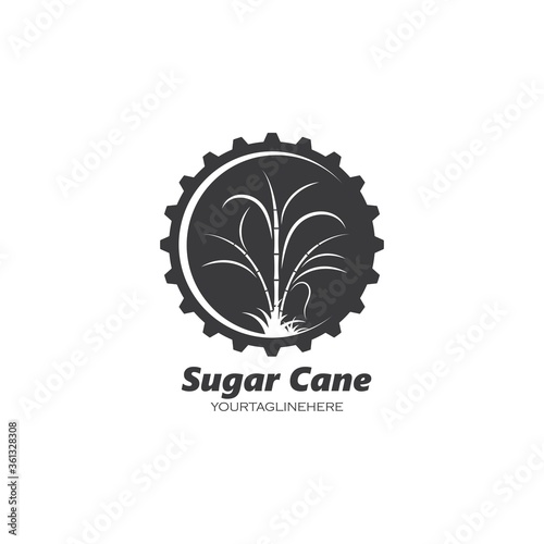 sugar cane vector icon illustration