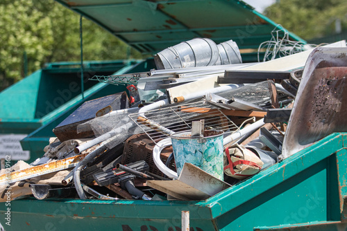 Wallpaper Mural Landfill for used household appliances. Electrical waste for recycling Torontodigital.ca