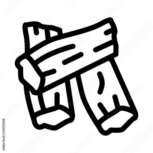 soy tofu skins icon vector. soy tofu skins sign. isolated contour symbol illustration