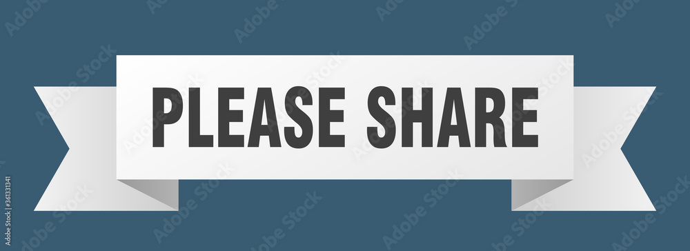 please share ribbon. please share isolated band sign. please share banner please share ribbon. please share isolated band sign. please share banner