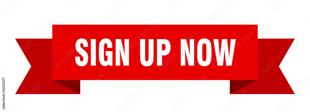 sign up now ribbon. sign up now isolated band sign. sign up now banner sign up now ribbon. sign up now isolated band sign. sign up now banner