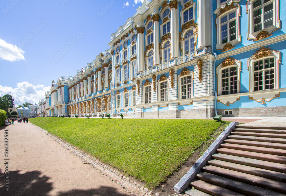 The Catherine Palace in Saint Petersburg, Russia