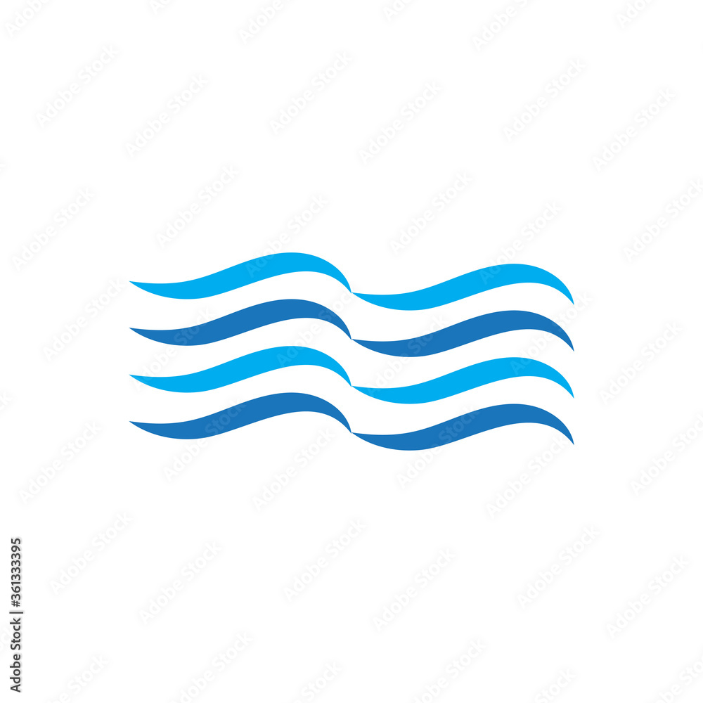 Waves Logo Template vector symbol