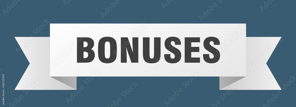 bonuses ribbon. bonuses isolated band sign. bonuses banner bonuses ribbon. bonuses isolated band sign. bonuses banner
